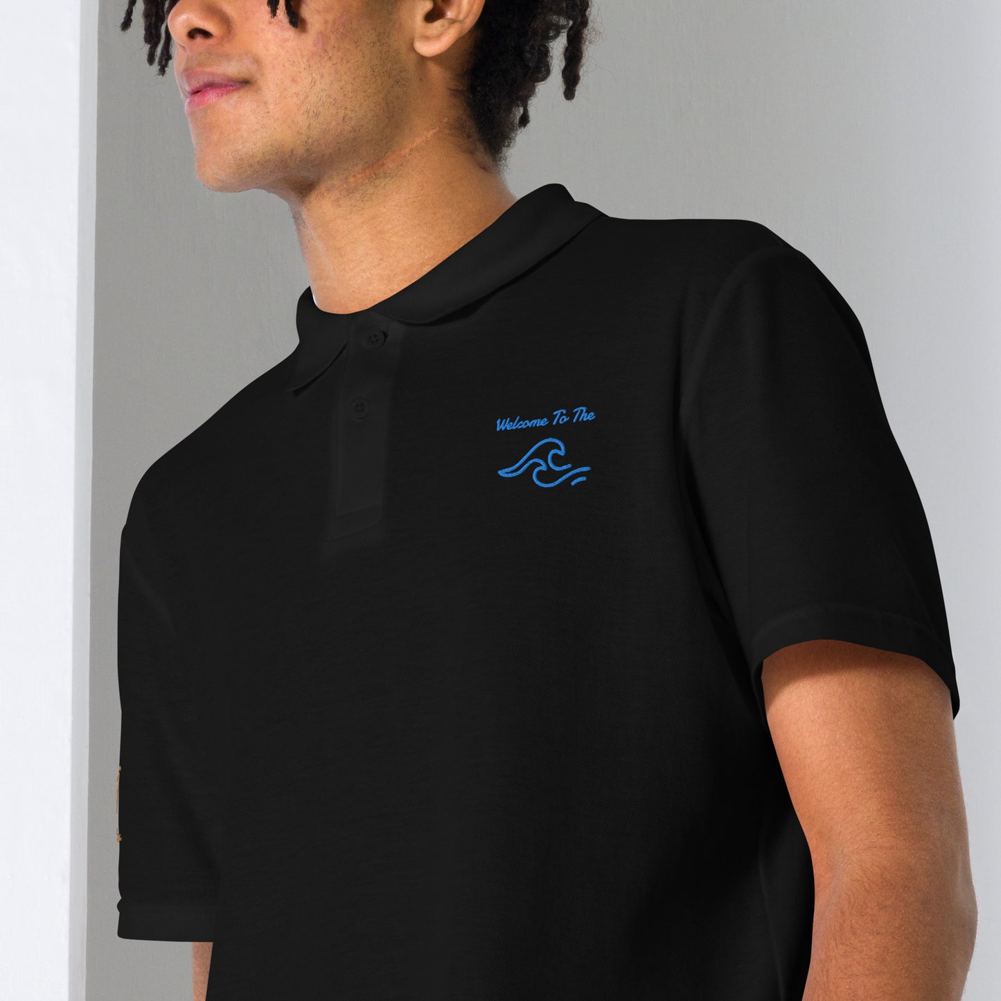 Unisex Welcome To The Wave polo shirt