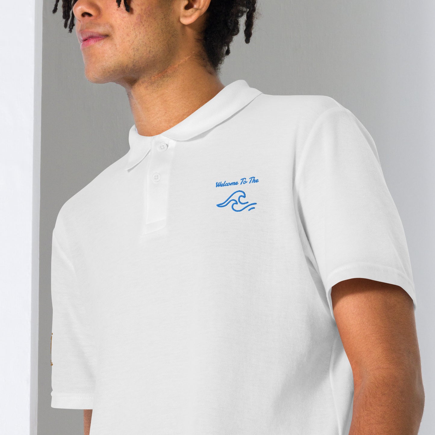 Unisex Welcome To The Wave polo shirt